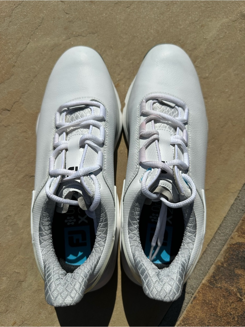 FootJoy FJ Pro SLX Spikeless Men's Golf Shoes White 56912 Size 8.5 Wide - Picture 3 of 9